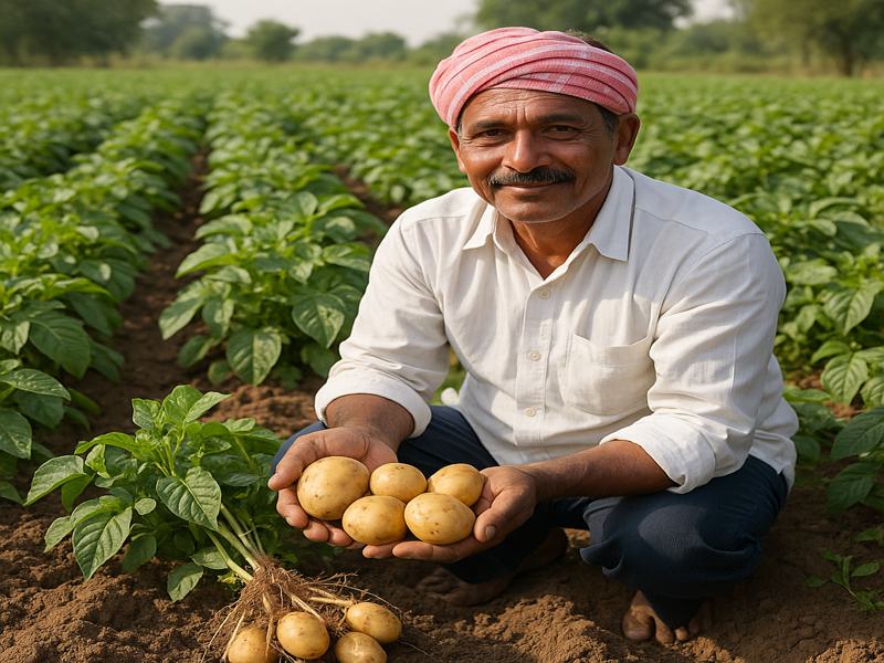 aalu ki kheti