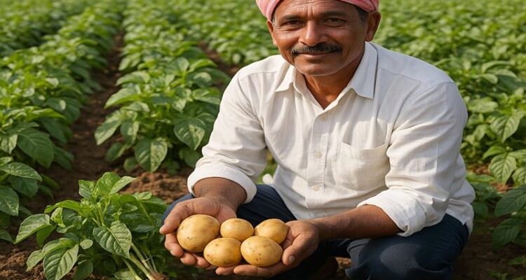 Potato farming in india