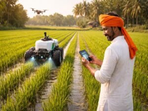 ai se smart farming kaise kare drone aur sensor use guide