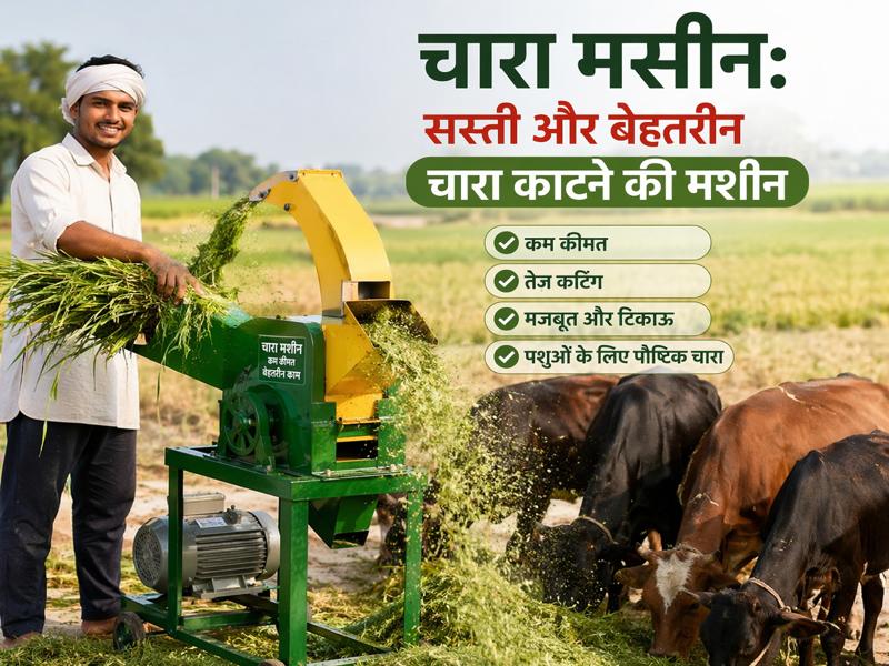 chara katne wali machine se hara chara aasani se katne ka tarika