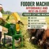 Best fodder cutting machine in India for agriculture and dairy use