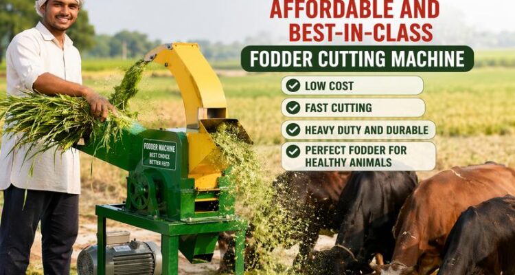Best fodder cutting machine in India for agriculture and dairy use
