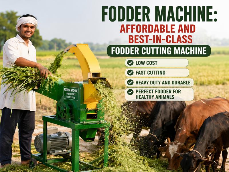 Best fodder cutting machine in India for agriculture and dairy use