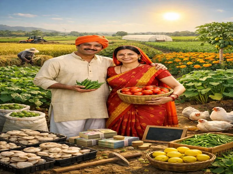 kam lagat me jyada munafa dene wali kheti ke tarike India