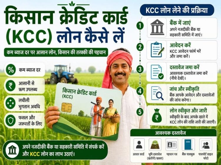 Kisan Credit Card KCC loan kaise lein full guide 2026