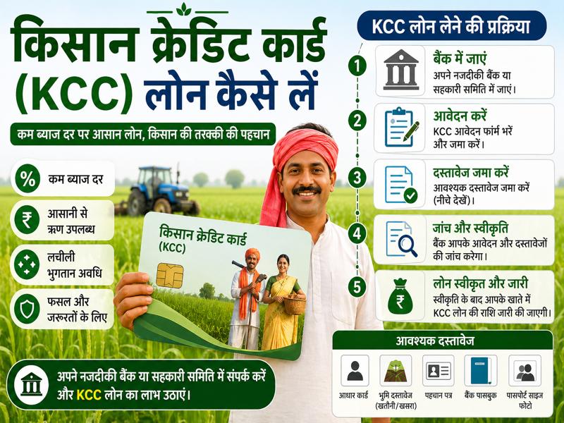 Kisan Credit Card KCC loan kaise lein full guide 2026