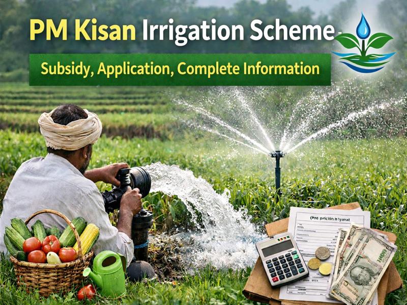 PMKSY irrigation scheme benefits and subsidy guide 2026