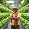 Modern vertical farming system in India using hydroponic technology