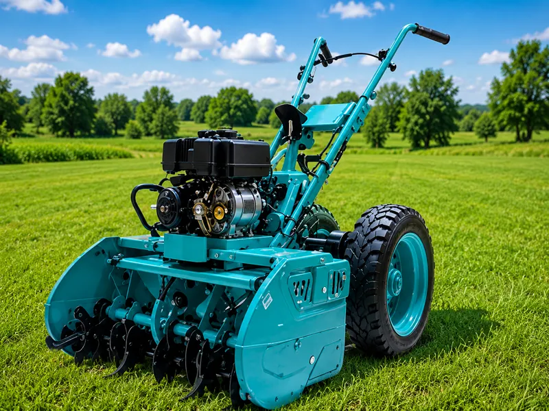 2026 smart power tiller machine for modern farming in green field