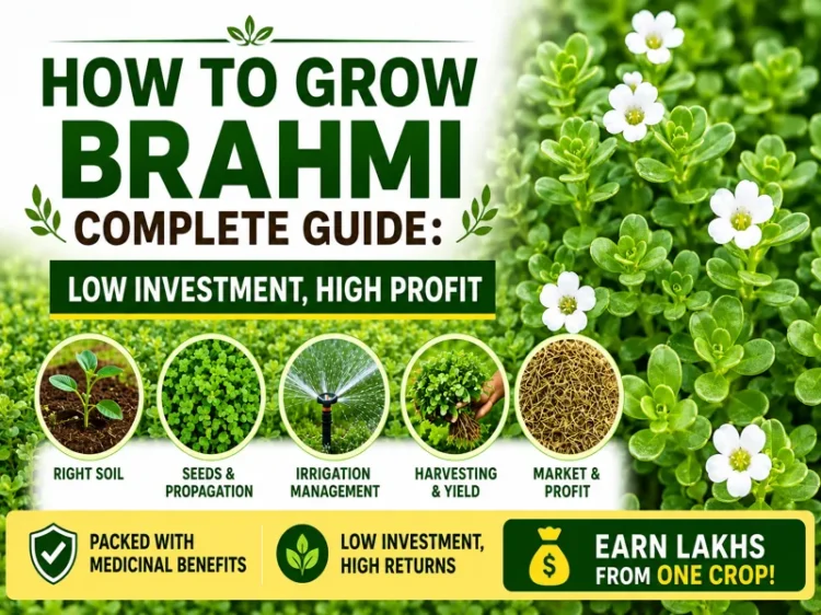 Bacopa Monnieri farming guide for low cost and high profit