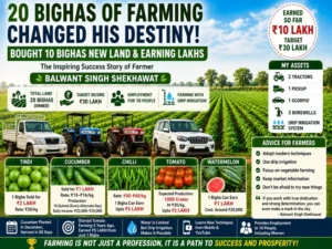 Inspirational farmer success story of becoming crorepati through farming