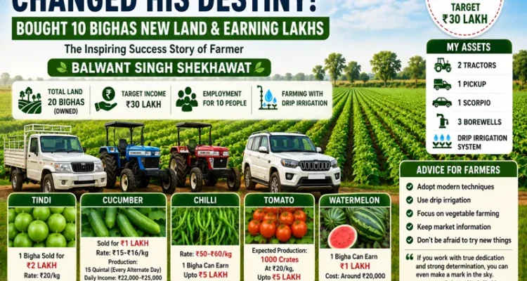 Inspirational farmer success story of becoming crorepati through farming