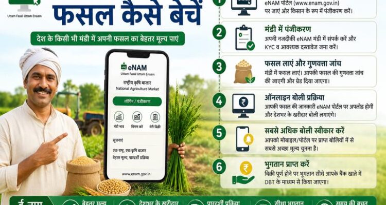 E-NAM Portal par online fasal bechne ki poori guide