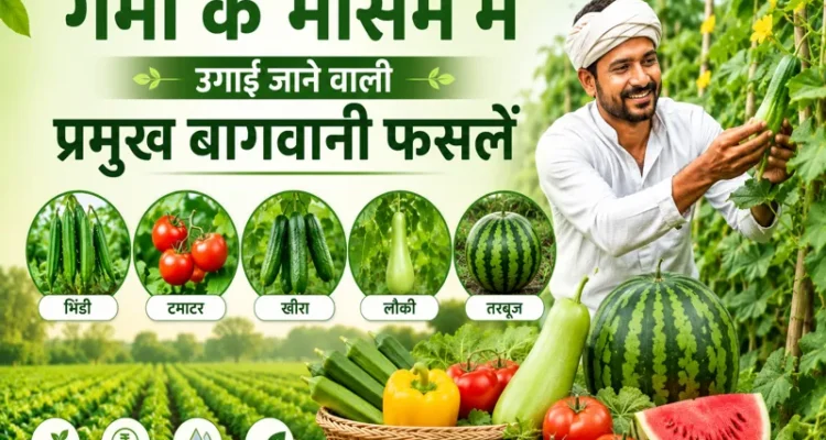 Garmi ke mausam me ugai jane wali bagwani faslen India me