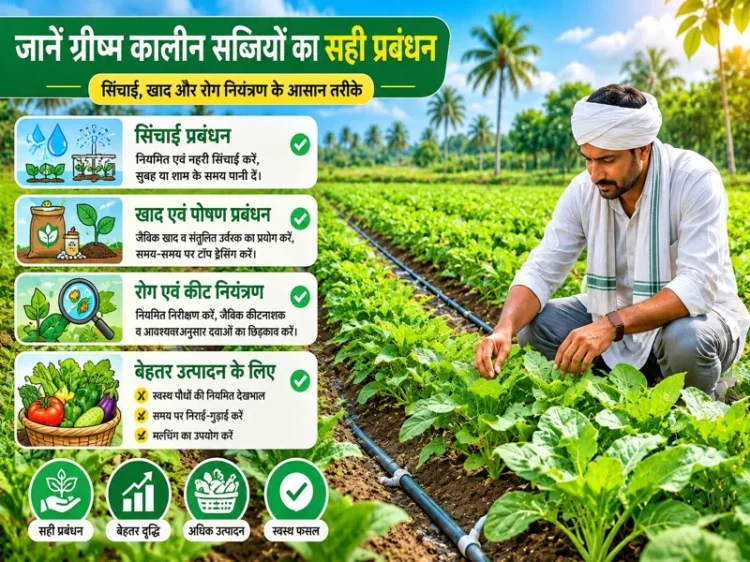 Grishm Kalin Sabjiyon ka Prabandhan aur Summer Farming Tips