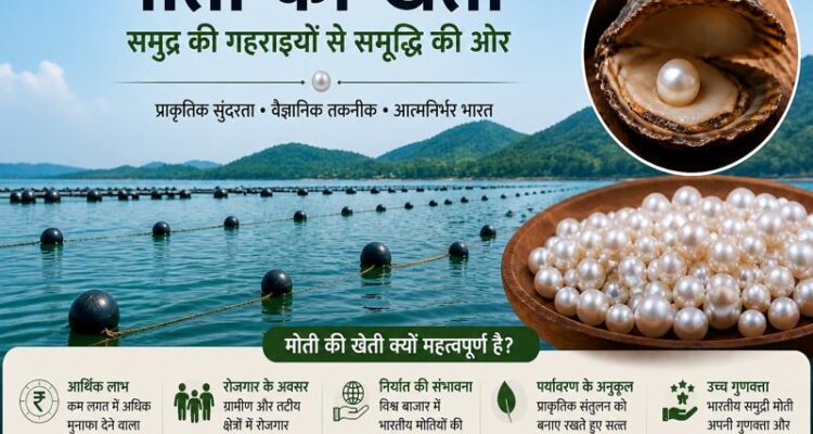 Moti ki kheti ka process aur pearl farming ka poora tarika India me
