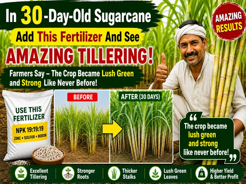 New sugarcane farming method for low cost and high production