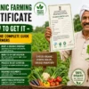 Indian farmer applying for organic farming certificate in India