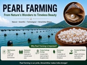 Step-by-step pearl farming process with oysters in India