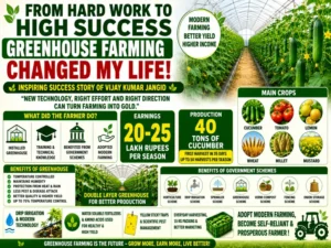Successful Indian farmer earning lakhs through modern farming methods