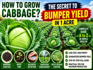 Cabbage Farming in India complete cultivation guide for high yield
