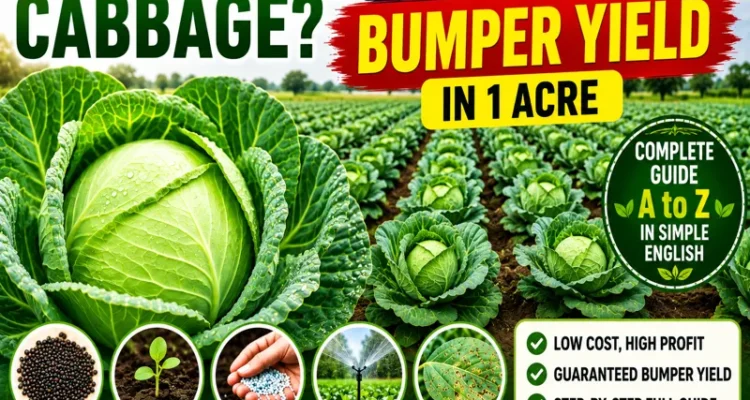 Cabbage Farming in India complete cultivation guide for high yield