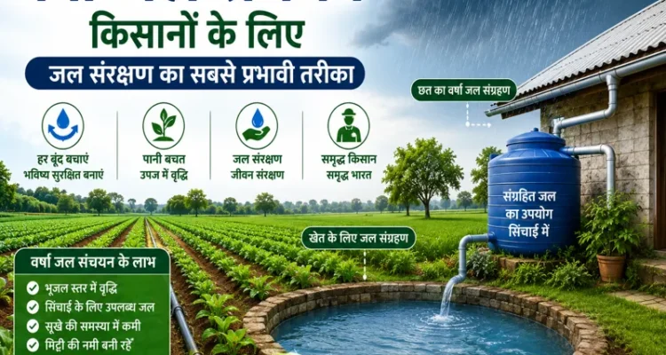 Varsha Jal Sanchayan se kisano ke liye prabhavi jal sanrakshan system