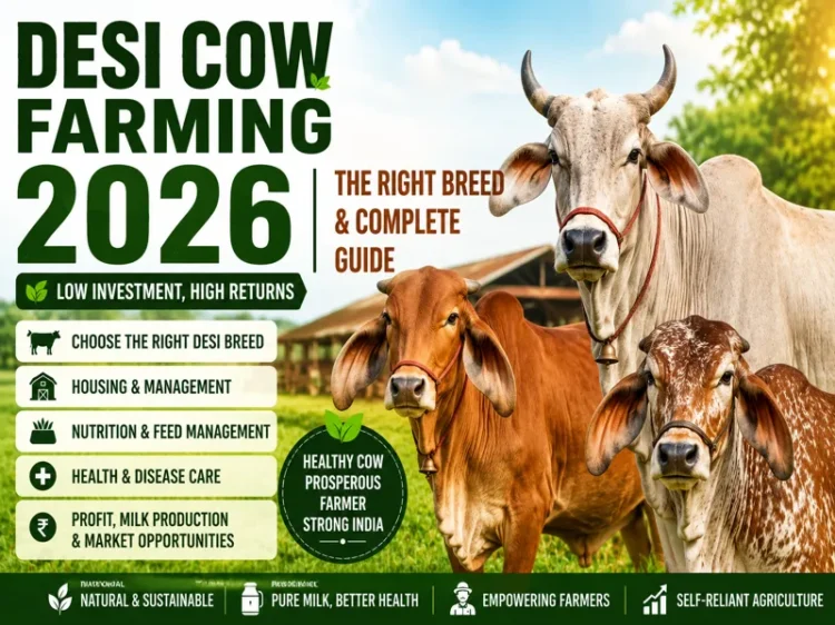 Desi Cow Farming with best breeds and scientific management guide