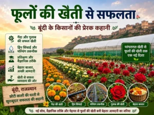 Phoolon ki kheti se safalta ki or badhte Bundi ke kisan