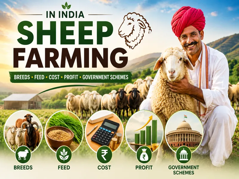 Sheep Farming in India: breeds, feed, housing, cost and profit