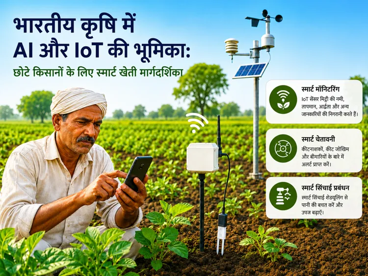 AI aur IoT se Bharatiya krishi mein smart kheti aur chhote kisan