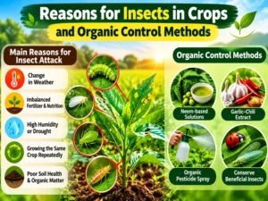 Organic pest control for crops using neem and natural methods