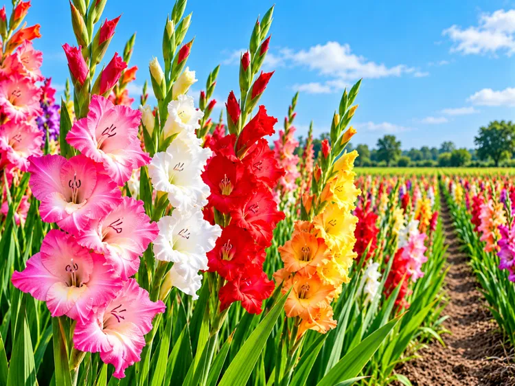 Gladiolus phool ki kheti kaise kare aur iski unnat kismein